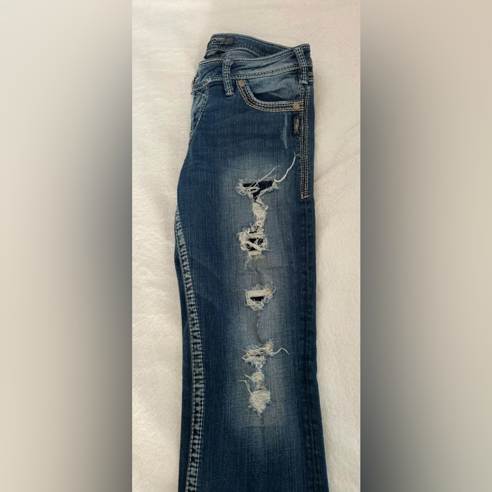 Silver Tuesday Flap Women's SLIM Fit 30x33 Baby Boot Cut Like New